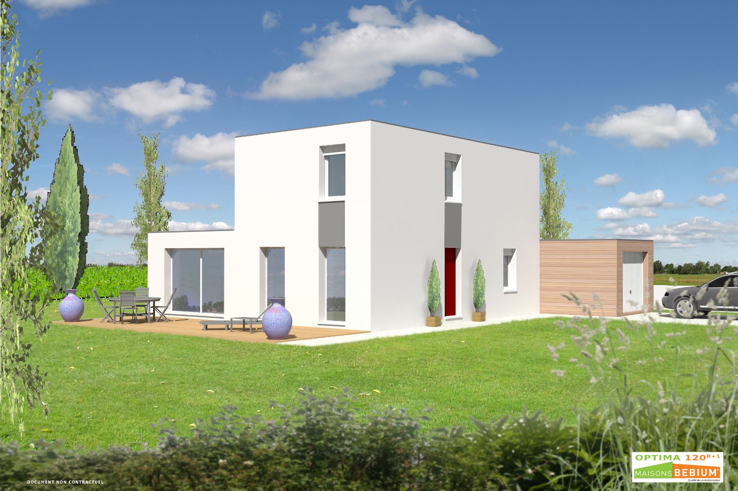 Faire construire une maison bioclimatique-prête à vivre -MAISONS BEBIUM