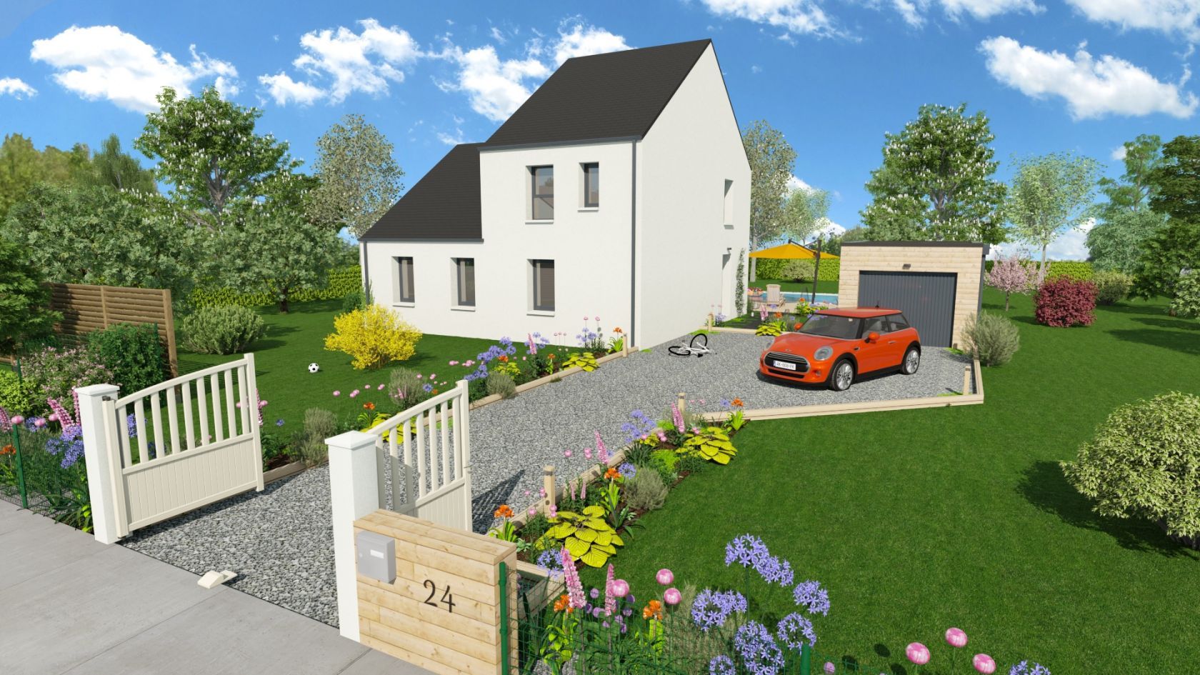 Projet de construction d'une maison 110.54 m² avec terrain à SAON (14)