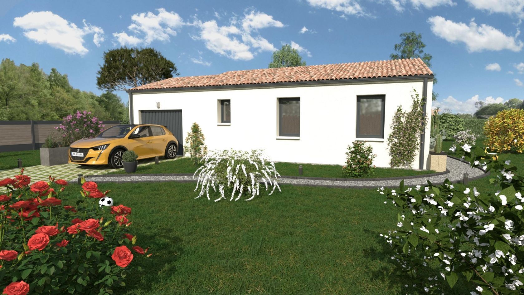 Projet de construction d'une maison 62 m² avec terrain à LEZOUX (63)