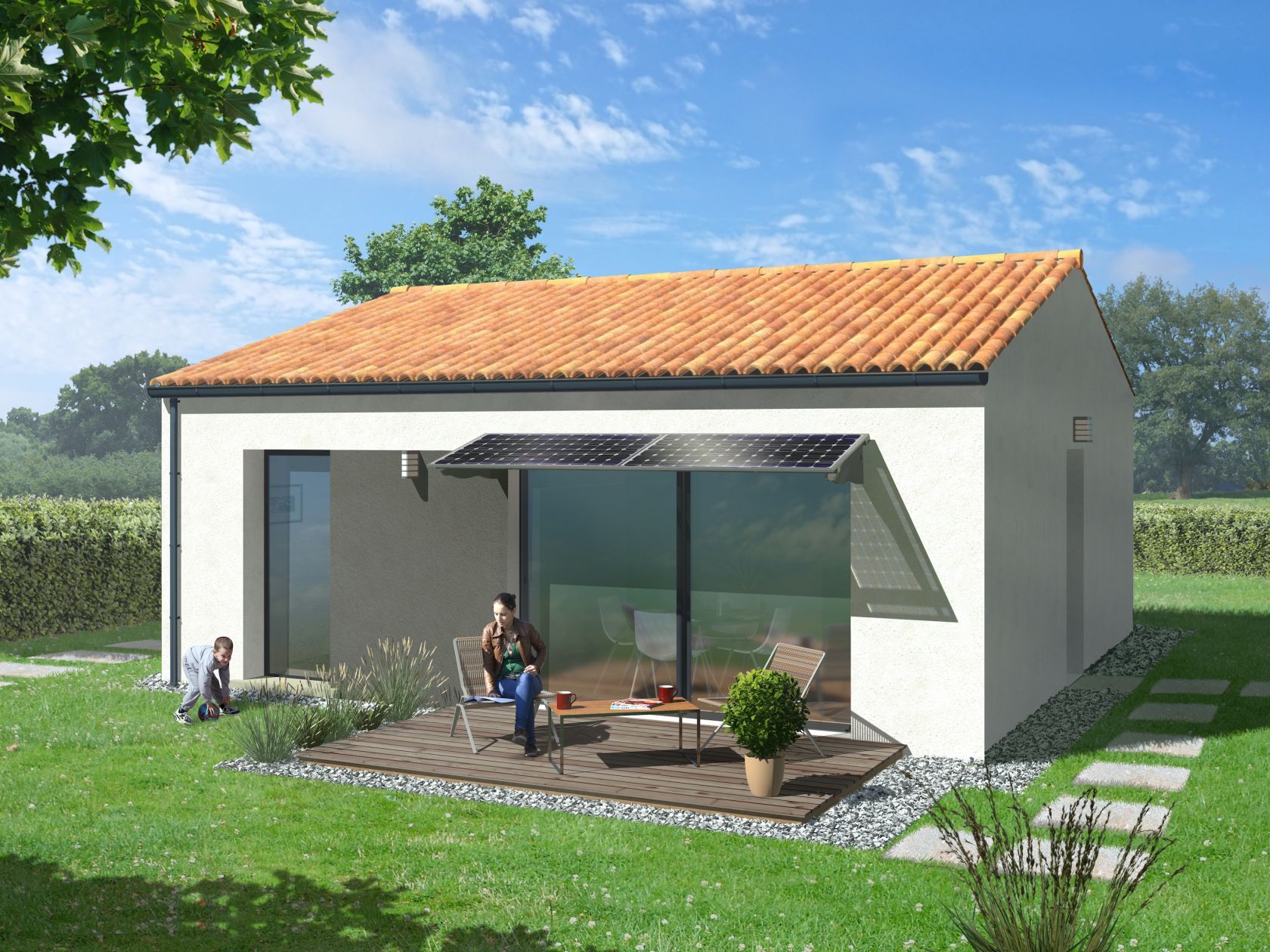 Projet de construction d'une maison 49.47 m² avec terrain à LE GAVRE (44)