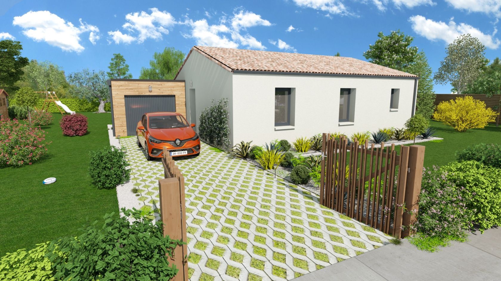 Projet de construction d'une maison 69.93 m² avec terrain à MISSILLAC (44)