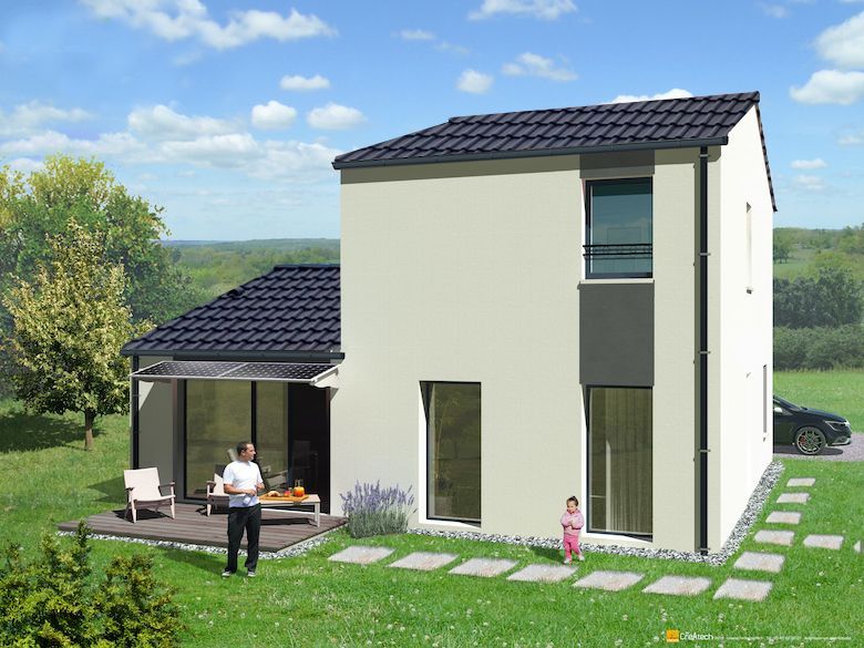 Projet de construction d'une maison 118.11 m² avec terrain à PORT-SAINT-PERE (44)