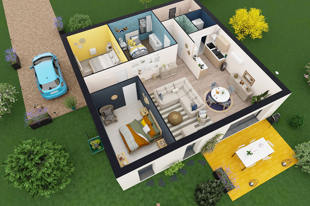 maison de 90m2 personnalisable