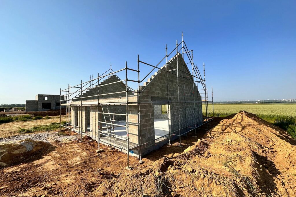 maison en construction normandie
