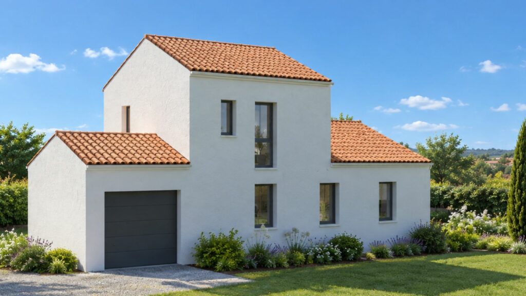 façade maison de 120m2 modèle optima 120 r+1