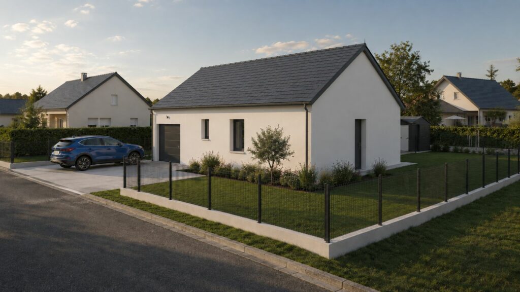 façade maison de 50m2