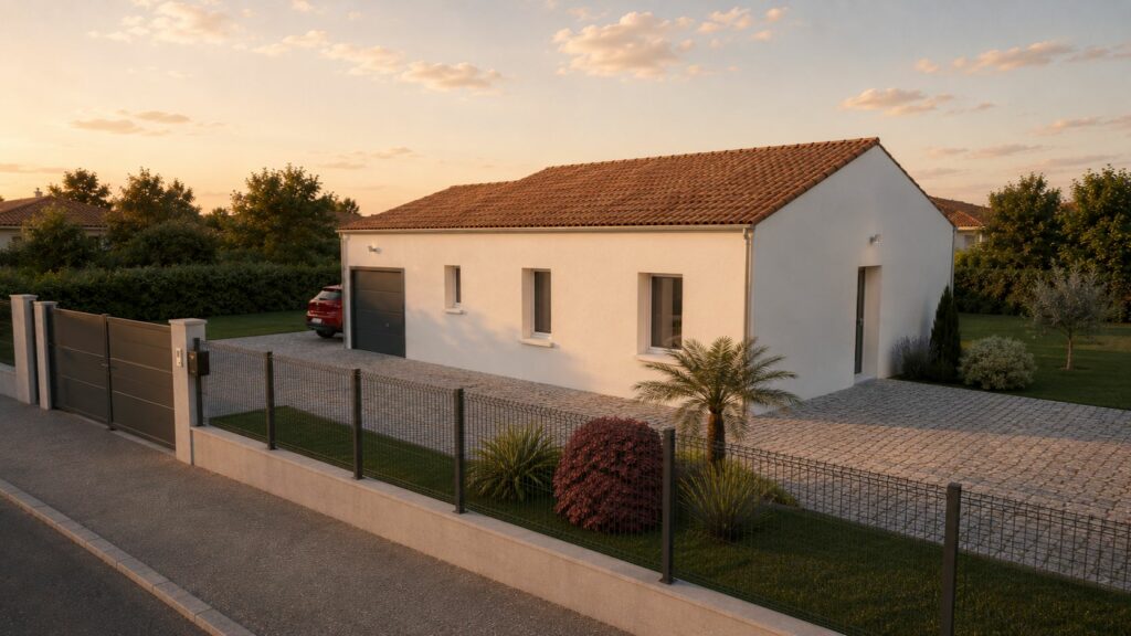 façade maison de 90m2