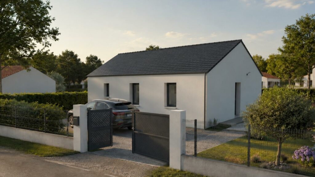 façade maison de 88m2