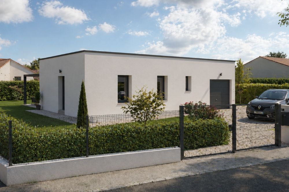 maison de 60m2 toit plat