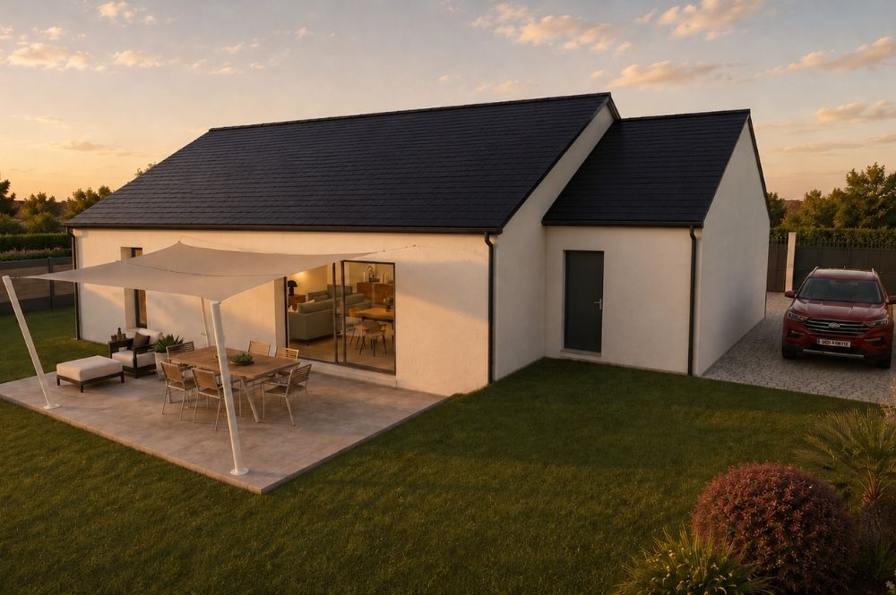 maison de 90m2 arrière