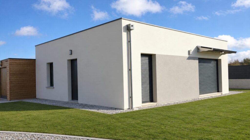 maison à toit plat
