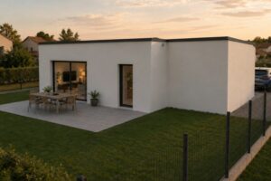 maisons à toit plat