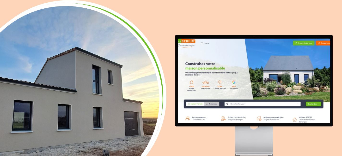 nouveau site internet maisons bebium constructeur de confiance de maisons neuves