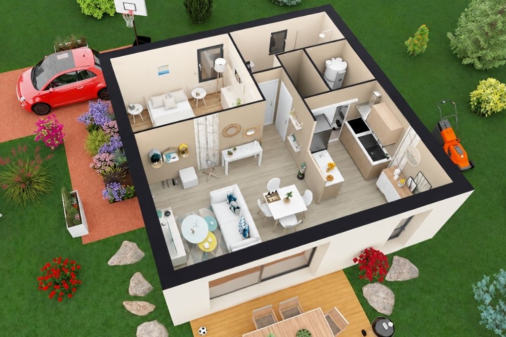 optima 50 plan de maison de 50m2