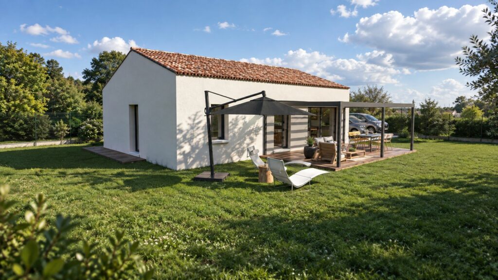 maison 95m2 arrière