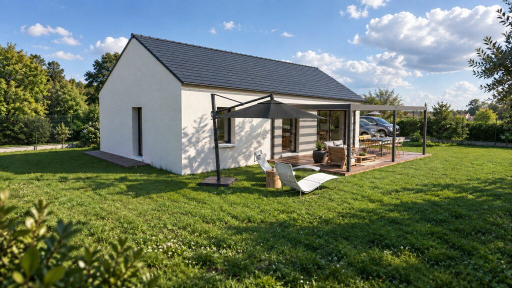 maison 95m2 arrière