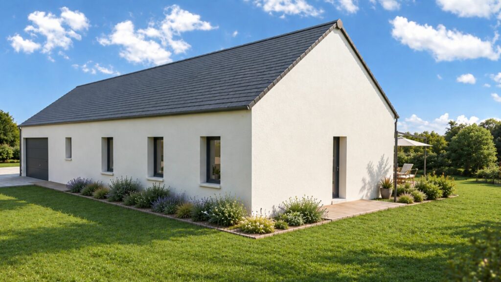 maison 95m2 façade